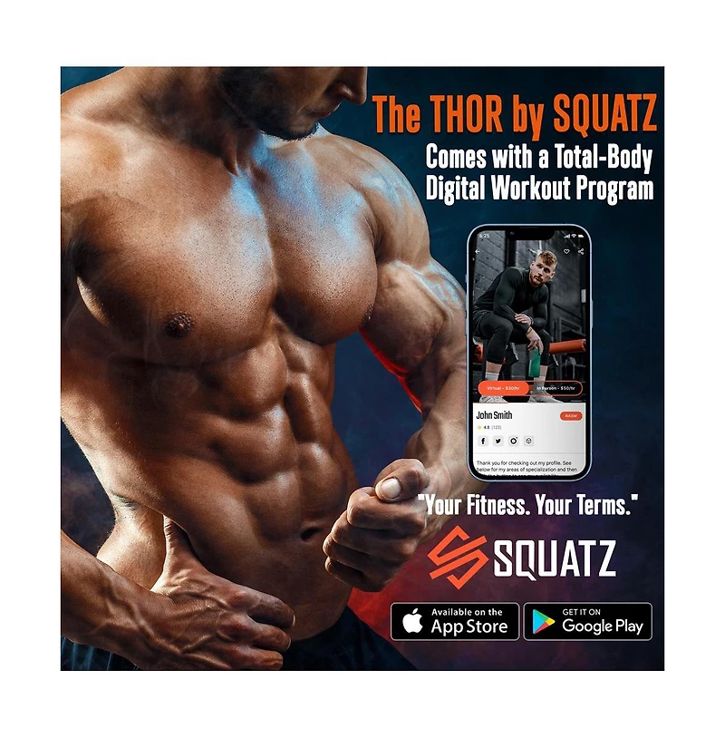 Squatz Adjustable Twister Bar Arm Exerciser for Strength Training