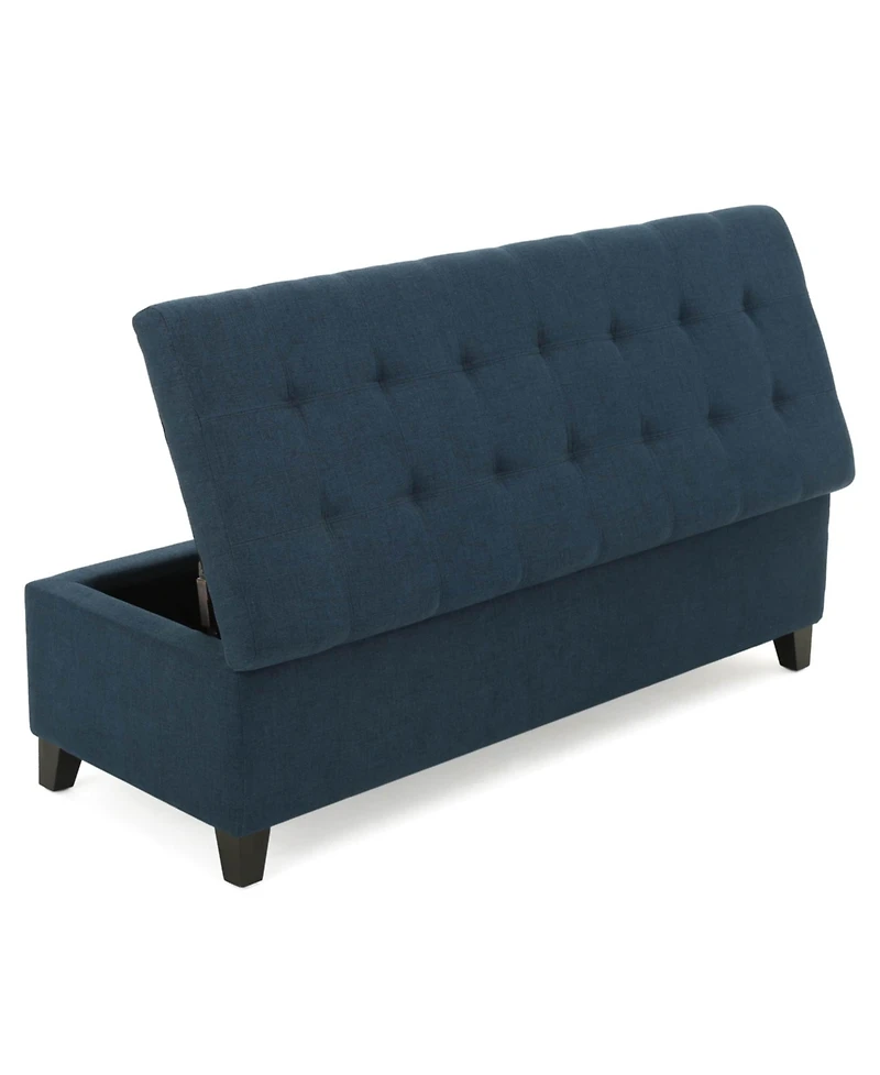 Modern Storage Ottoman, Multipurpose Footstool & Storage Bench-The Pop Home