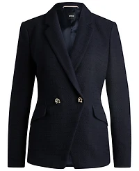 Boss by Hugo Women's Slim-Fit Tweed Blazer