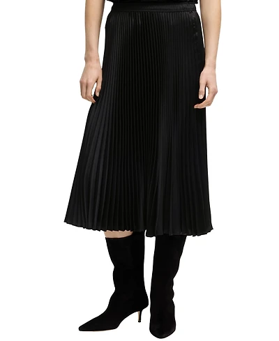 Boss by Hugo Women's Micro Print Plisse Skirt