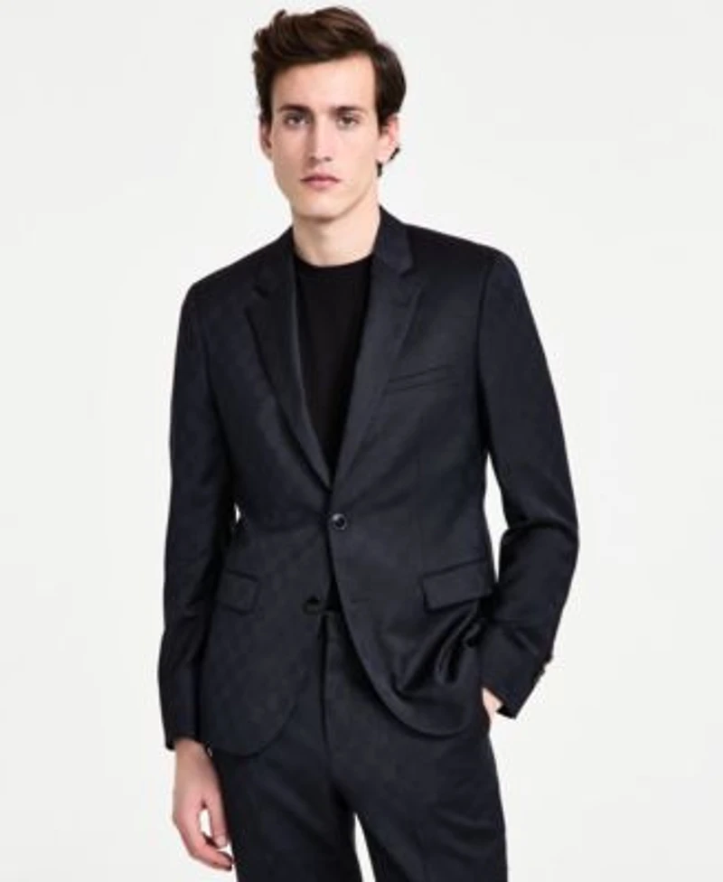 Hugo By Hugo Boss Mens Modern Fit Wool Blend Suit Separate