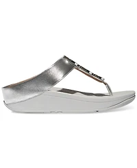 FitFlop Women's Fino Resin-Hoop Sandals