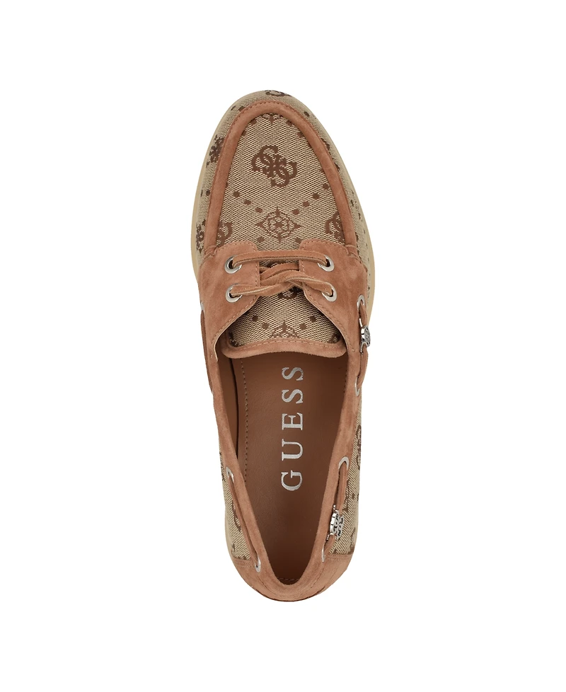 Guess Women's Yomaya Charms Boat Shoe Loafers