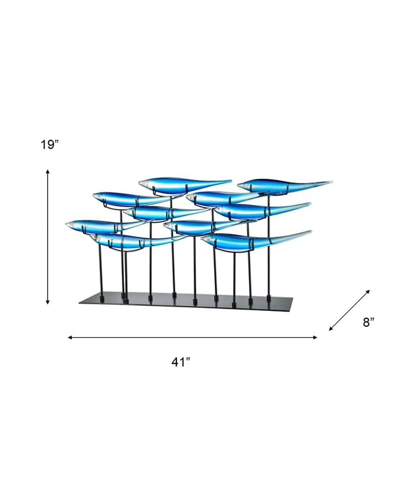 Dale Tiffany 10-Blue Fish Figurine