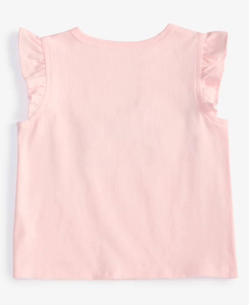 First Impressions Baby Girls Happy & Hoppy Flutter-Sleeve T-Shirt, Exclusively at Macy's