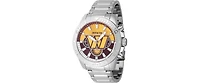 Invicta Men's 47947 Nfl Washington Commanders Quartz Multifunction Dark Red, Yellow Dial Watch