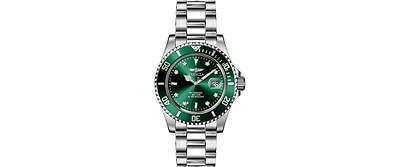 Invicta Men's 47355 Pro Diver Quartz 3 Hand Green Dial Watch