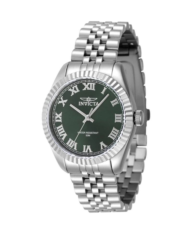 Invicta Women's 47410 Specialty Quartz 3 Hand Green Dial Watch