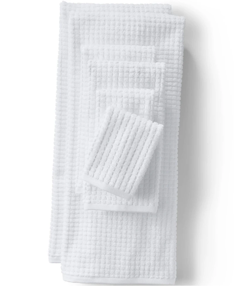 Lands' End Cotton Waffle Hand Towel