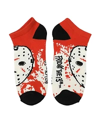 Warner Bros Women's Warner Brothers Horror Movie Characters 5-Pair Ankle Socks
