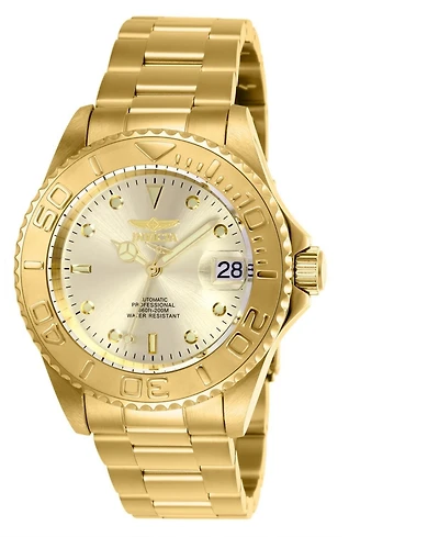 Invicta Men's 9010OB Pro Diver Automatic 3 Hand Champagne Dial Watch