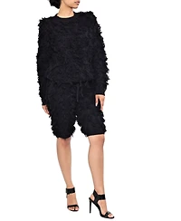 Dai Moda Women's Fusion Crew Neck Sweater