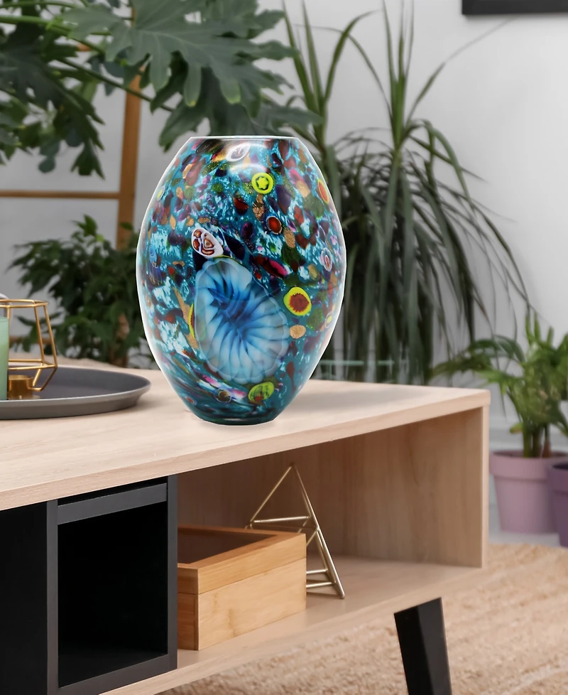 Dale Tiffany 9.75" Estrada Art Glass Vase