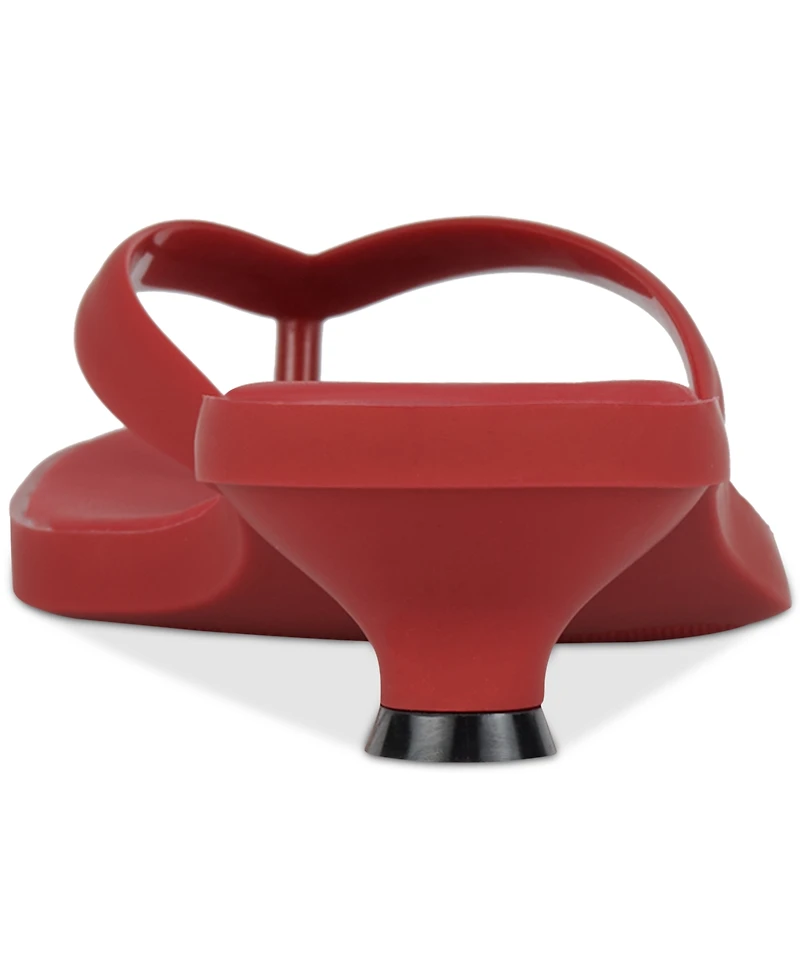 Jeffrey Campbell Lollipop Jelly Kitten-Heel Thong Sandals