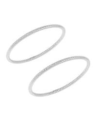 Robert Lee Morris Soho Textured Bangle Bracelet Set