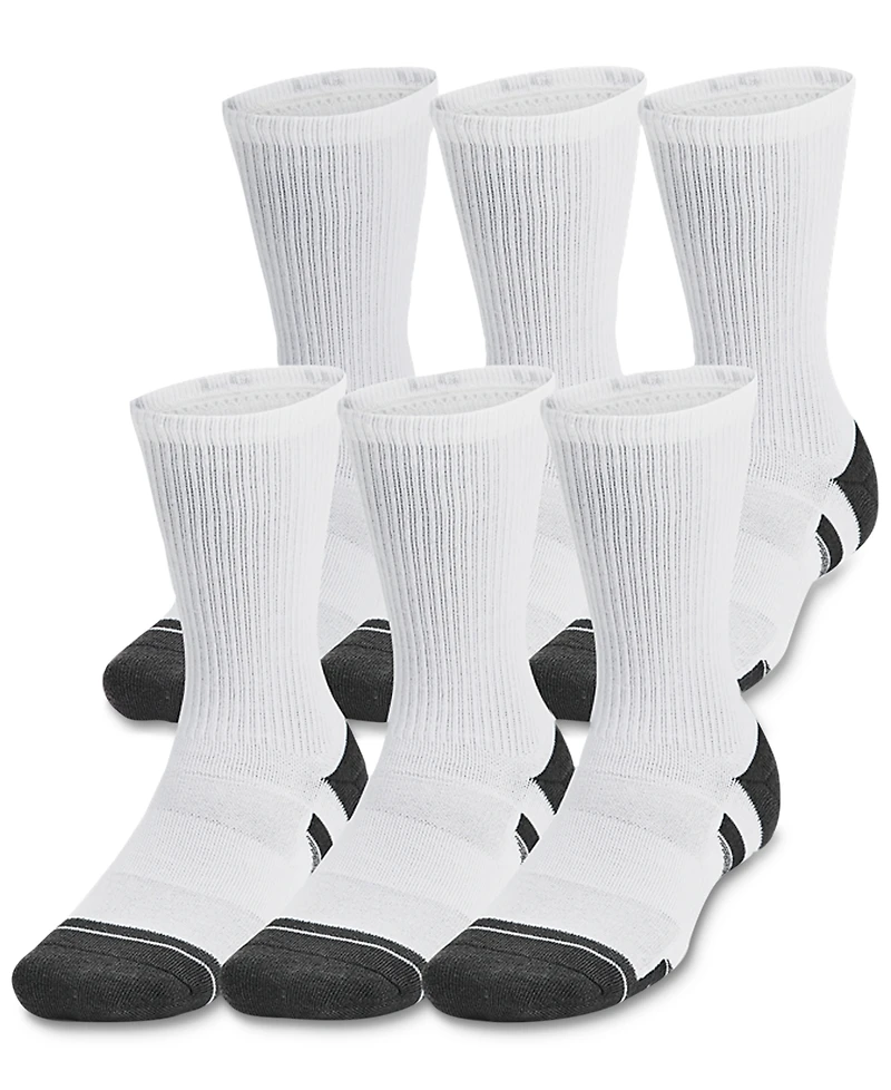 Under Armour Unisex Performance Tech Crew Socks - 6-pack
