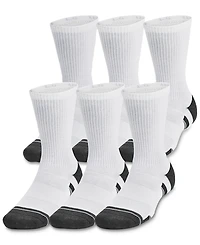 Under Armour Unisex Performance Tech Crew Socks - 6-pack