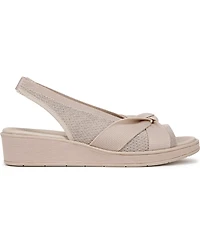LifeStride Women's Bell Washable Slingback Wedge Sandals