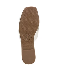 Sam and Libby Women's Lana Slip On Slide Flat Sandals
