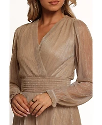 Petal and Pup Women's Cybil Pleated Tiered Midi Dress