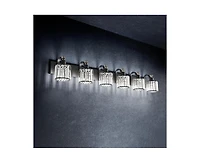 gaomon Modern Crystal Bathroom Vanity Lights Black Bathroom Light Fixtures Crystal Vanity Shower Lights Over Mirror
