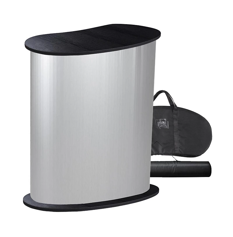 32" x 16" x 37" Portable Tradeshow Podium Table Exhibition Counter Stand with Wall Bags