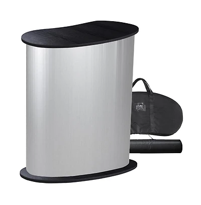 32" x 16" x 37" Portable Tradeshow Podium Table Exhibition Counter Stand with Wall Bags