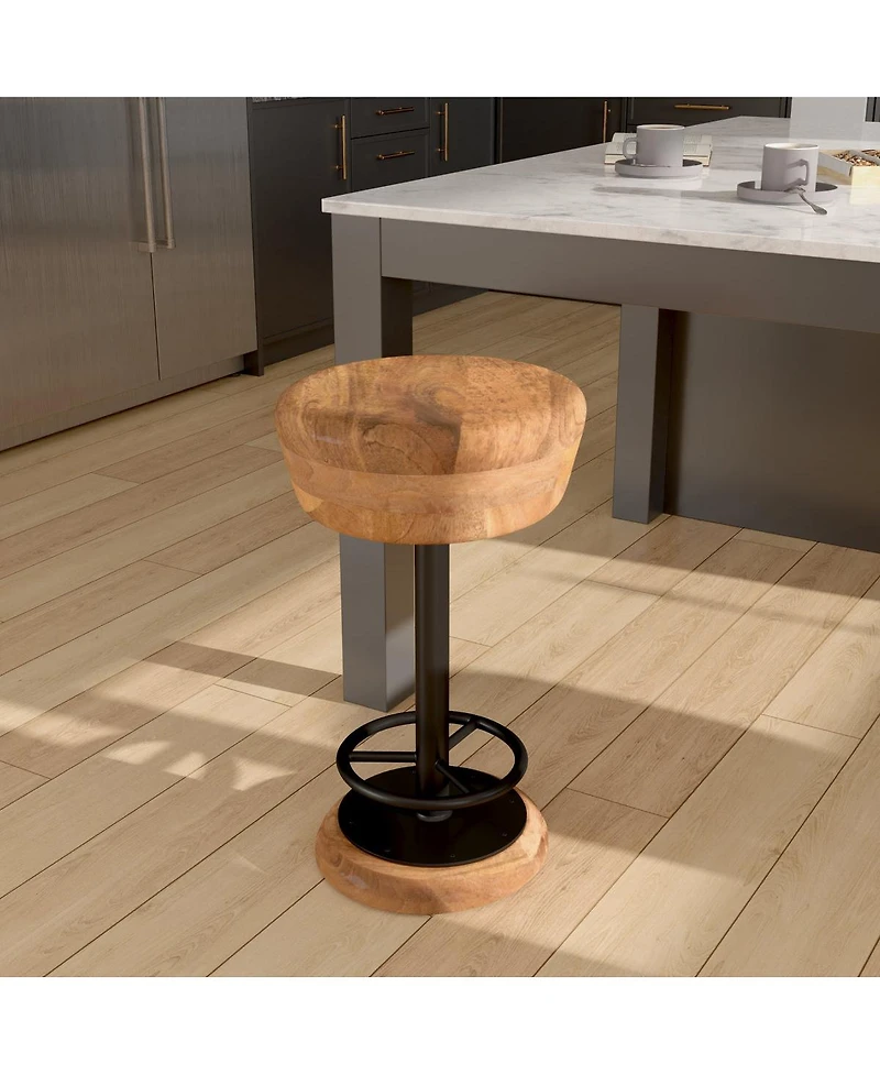 Slickblue Swivel Counter Bar Stool – Adjustable Height and Stylish Design for Kitchen & Home Bar