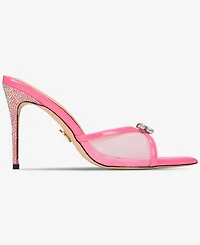 Things Ii Come Women's Shena Luxurious Slip-on High-Heel Pointed Toe Mule Dress Sandals