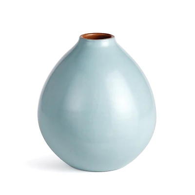 11" x 12" Lucela Peruvian Clay Medium Handcrafted Decorative Vase