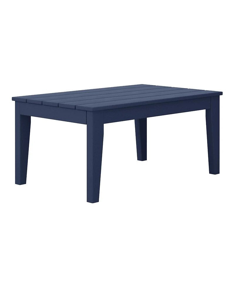 WestinTrends 4-Piece Hdpe Outdoor Patio Furniture Couch Set