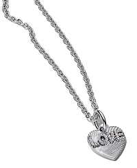Pandora Sterling Silver Engravable Love Heart Necklace