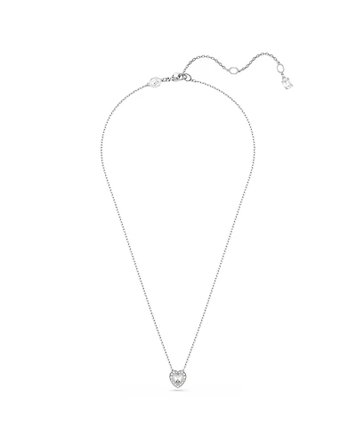 Swarovski Ariana Grande x Swarovski Rhodium Plated Heart Mixed Cuts Pendant Necklace