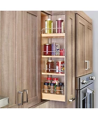 Rev-a-Shelf 9.5" Pullout Kitchen Wall Cabinet Organizer Soft-close, 448-bbscwc-9C