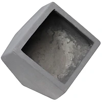 Outdoor Square-Top Lightweight Cement Planters - 2pk - Moondust