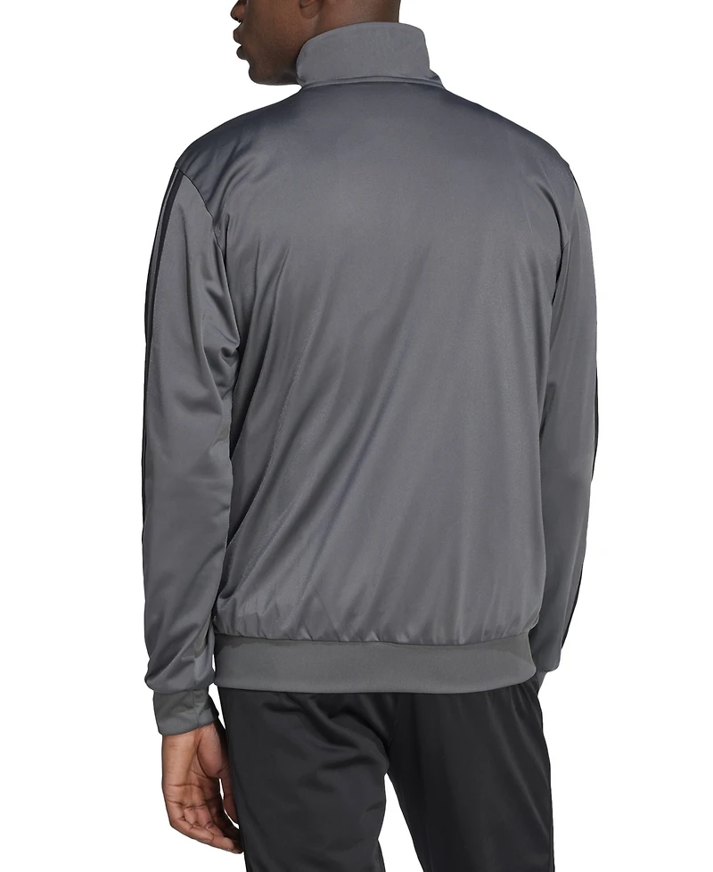 adidas Men's 3 Stripes Tricot Regular Track Top