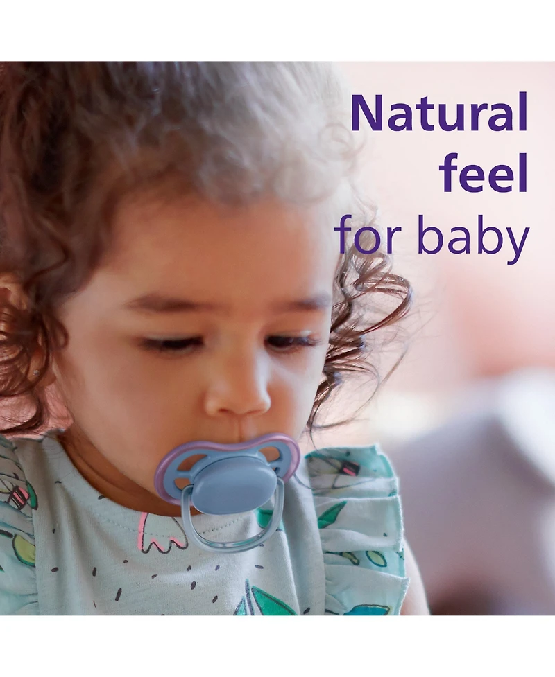 Philips Avent Ultra Air Pacifier 6-18m, blue hush / lush lilac, 8 pack