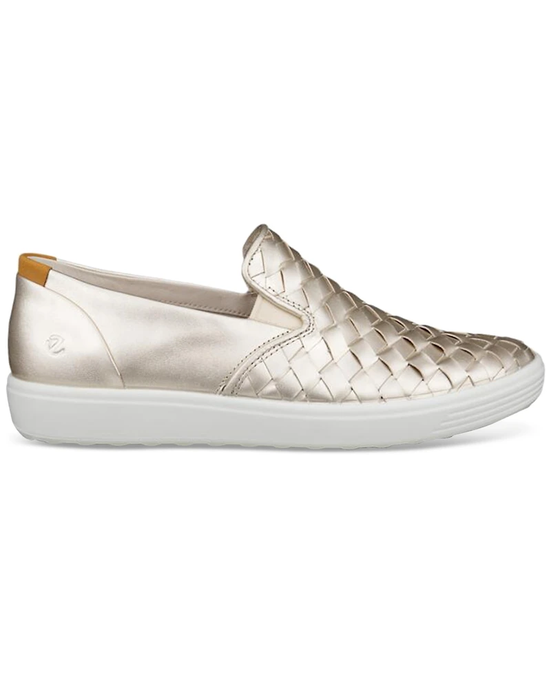 Ecco Women's Soft 7 Woven Slip-On Sneakers
