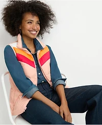 Lands' End Women's Wanderweight Reversible Packable Down Vest