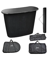 Pop Up Counter Portable Trade Show Display Podium Promotion Retail Speech Bag Stand