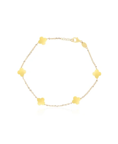 The Lovery Mini Gold Clover Bracelet 14K Gold
