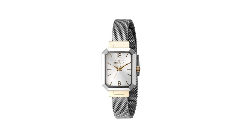 Invicta Women's 48152 Angel Quartz 3 Hand Silver Dial Watch