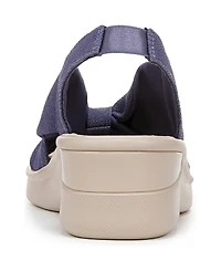 LifeStride Women's Serenade Washable Slingback Wedge Sandals