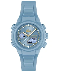 Lacoste Women's LC33 Light Blue Silicone Strap Watch, 40mm