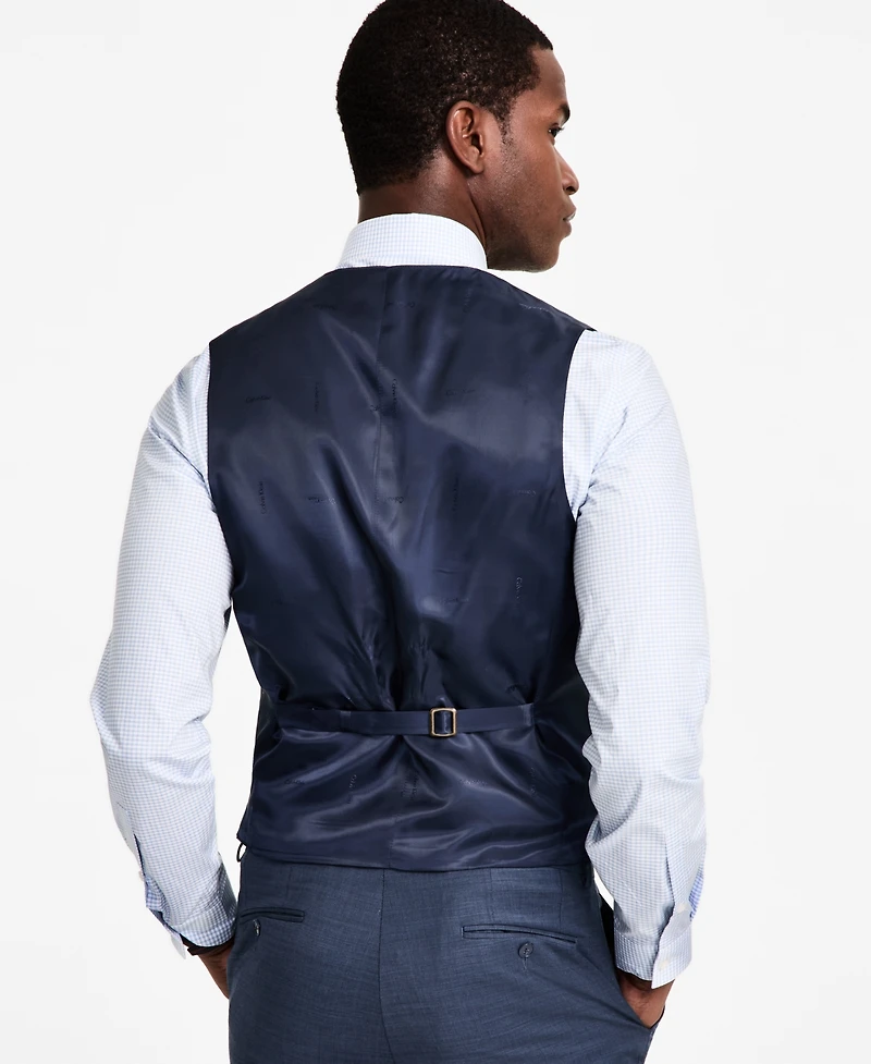 Calvin Klein Men's Slim-Fit Wool Blend Infinite Stretch Suit Vest