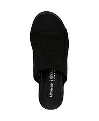LifeStride Women's Ella Washable Block Heel Slide Sandals