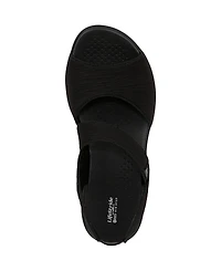 LifeStride Women's Cheerful Washable Peep Toe Slingback Sandals