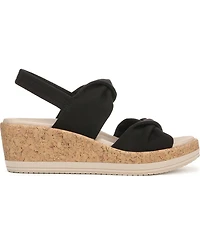 LifeStride Women's Riley Washable Slingback Wedge Sandals