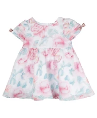 Rare Editions Baby Girl Floral Organza Dress
