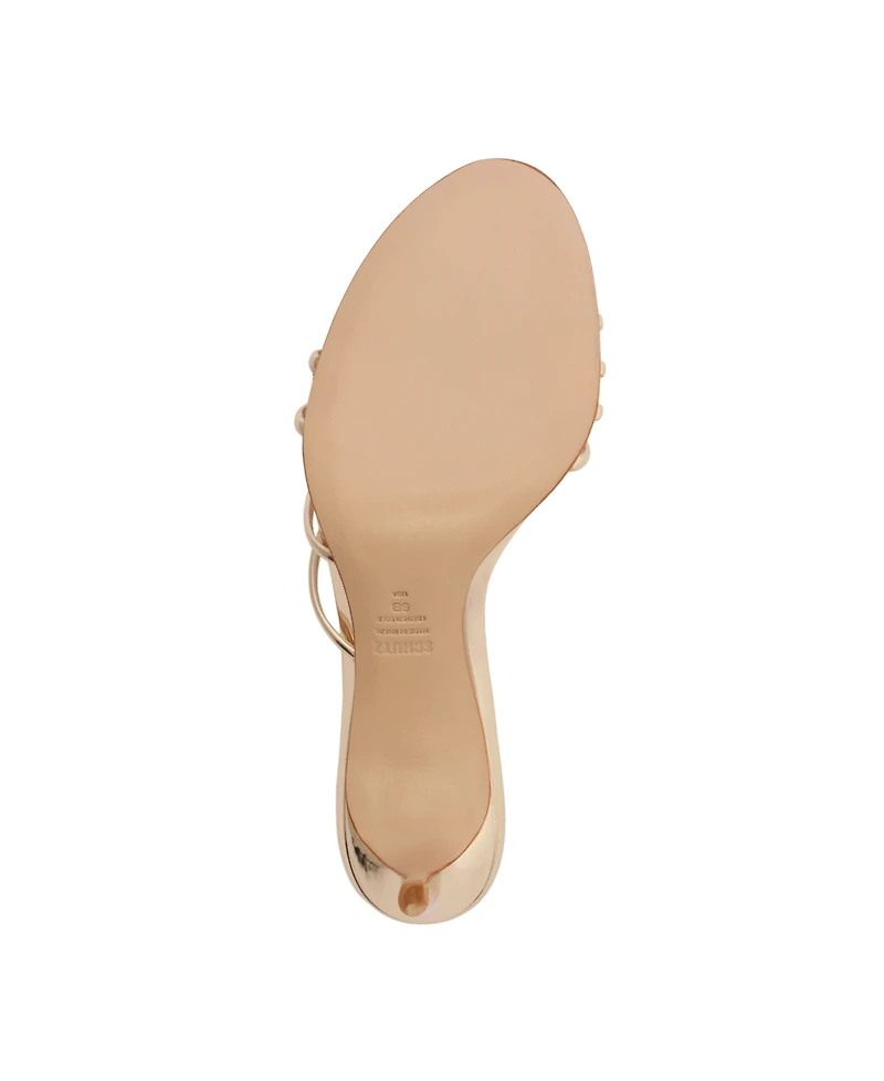 Schutz Women's Inez Kitten Heel Sandals